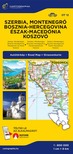 Szerbia, Montenegró, Bosznia-Hercegovina autótérkép