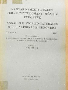 Báldi T. - Magyar Nemzeti Múzeum-Természettudományi Múzeum évkönyve 1963. [antikvár]