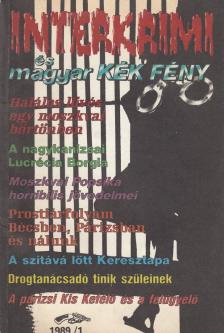 Szabó László - Interkrimi és magyar kék fény 1989./1. [antikvár]