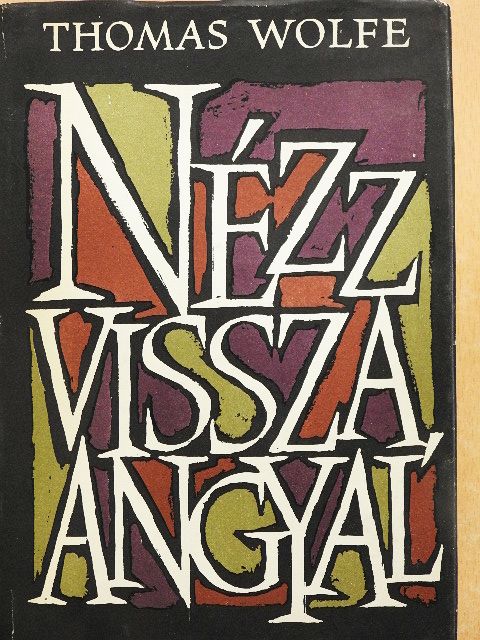 Thomas Wolfe - Nézz vissza, angyal [antikvár]