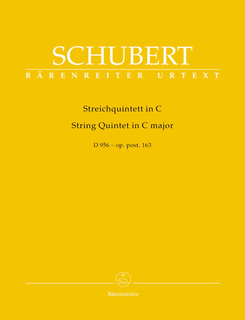 Franz Schubert - STREICHQUINTETT IN C D 956 - OP.POST. 163 STIMMEN URTEXT (M.CHUSID)