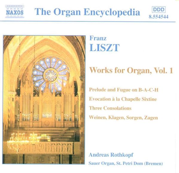 LISZT - WORKS FOR ORGAN Vol.1 CD