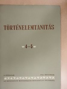 Csatáry Mária - Történelemtanítás 1955. december [antikvár]