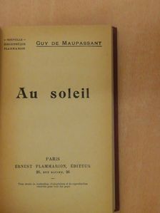 Guy de Maupassant - Au soleil [antikvár]
