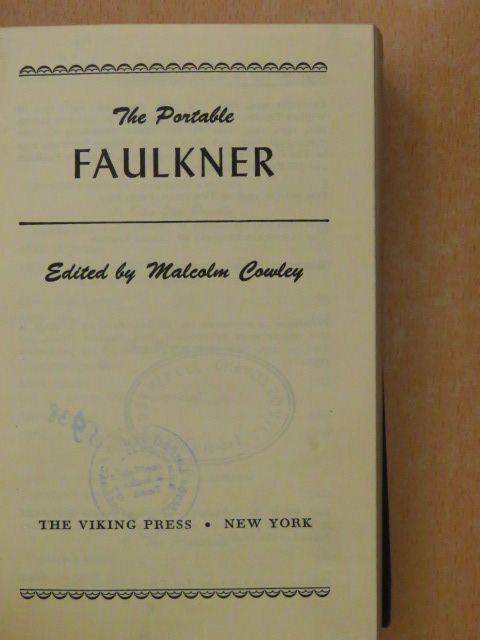 Faulkner - The Portable Faulkner [antikvár]
