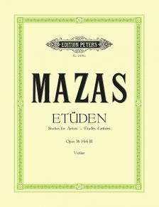 MAZAS - ETÜDEN. STUDIOS FOR ARTISTS OP.36 HEFT III