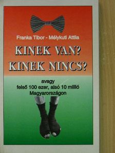 Franka Tibor - Kinek van? Kinek nincs? [antikvár]