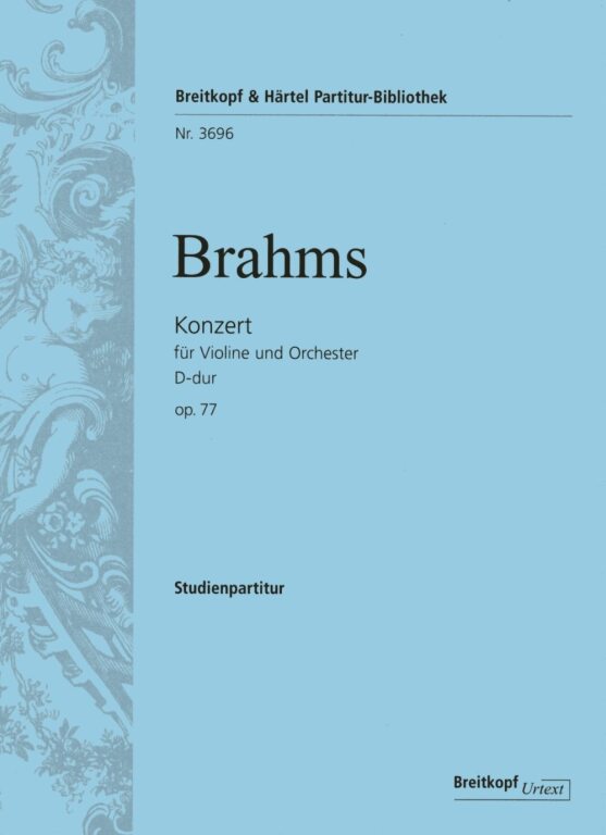 BRAHMS... - KONZERT FÜR VIOLINE UND ORCHESTER D-DUR OP.77 TASCHENPARTITUR