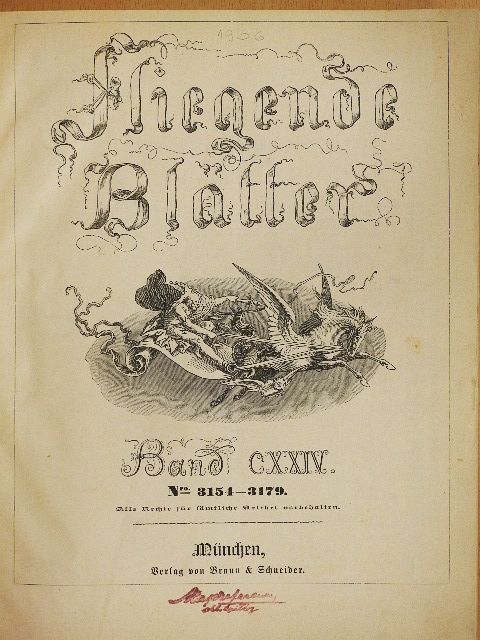 Georg Lobe - Fliegende Blätter 1906/3154-3205. (gótbetűs) [antikvár]