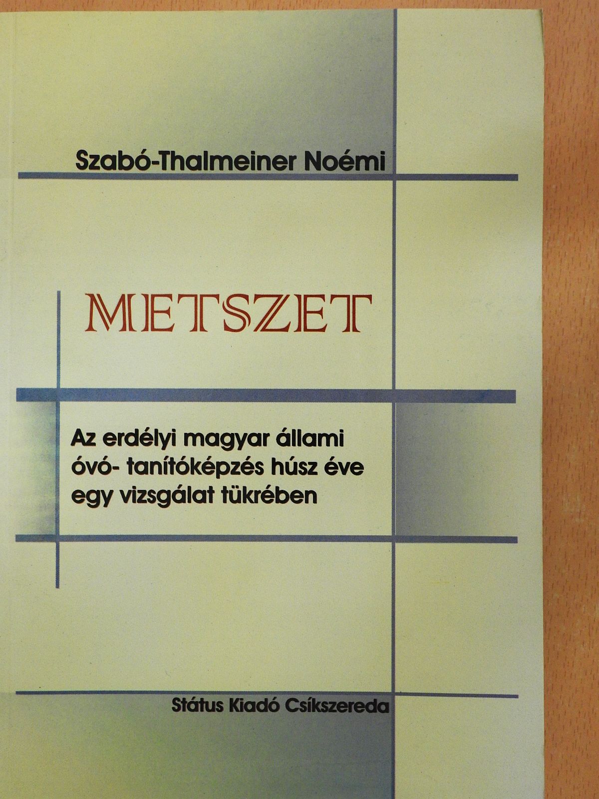 Szabó-Thalmeiner Noémi - Metszet  (dedikált példány) [antikvár]