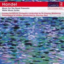 Handel - MUSIC FOR THE ROYAL FIREWORKS - WATER MUSIC SUITES 2CD MACKERRAS, DART