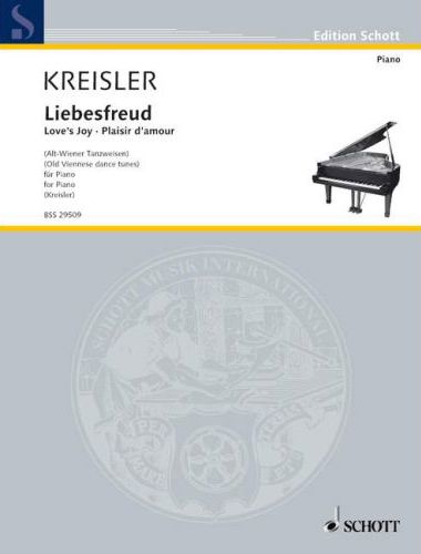 KREISLER - LIEBESFREUD (ALT-WIENER TANZWEISEN) FÜR PIANO