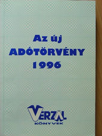 Az új adótörvény 1996 [antikvár]