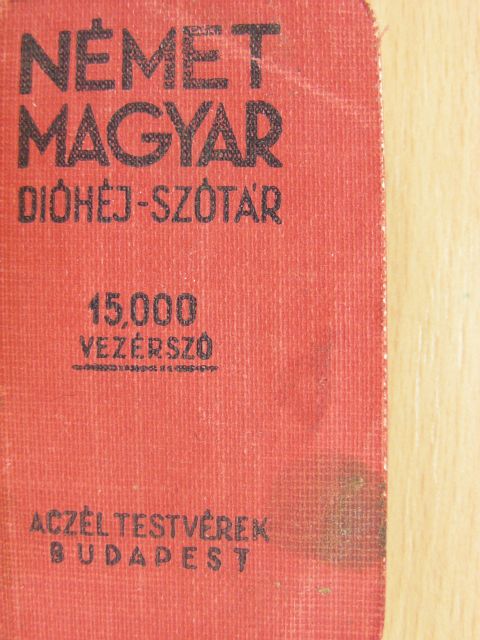 Német-magyar dióhéj-szótár (minikönyv) [antikvár]