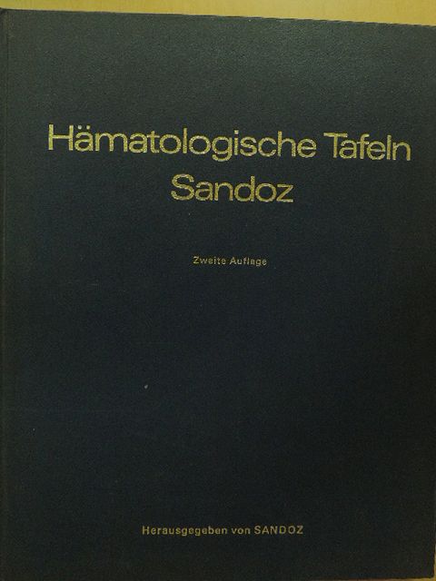 Hämatologische Tafeln Sandoz [antikvár]