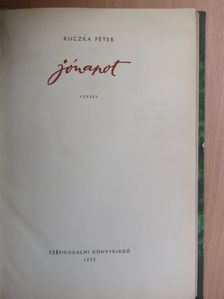 Kuczka Péter - Jónapot [antikvár]