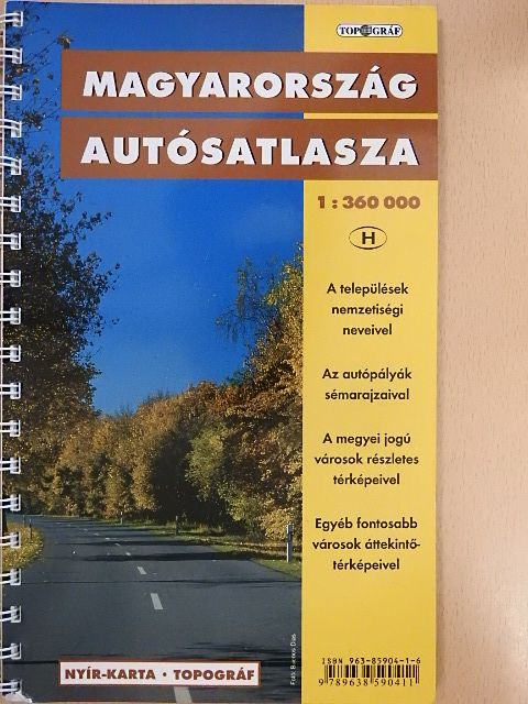 Magyarország autósatlasza [antikvár]