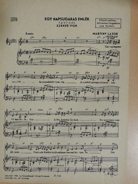 Martiny Lajos - Egy napsugaras emlék [antikvár]