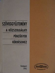 A. Premchard - Szöveggyűjtemény a közszolgálati pénzügyek kérdéseihez [antikvár]