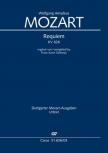 MOZART, W,A, - REQUIEM KV 626 ERGAENZT VON FRANZ XAVER SÜßMAYR, KLAVIERAUSZUG
