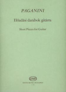 PAGANINI - ELŐADÁSI DARABOK GITÁRRA (VERECZKEY LÁSZLÓ)