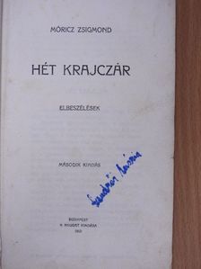 Móricz Zsigmond - Hét krajczár [antikvár]
