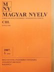 A. Molnár Ferenc - Magyar Nyelv 2007. szeptember [antikvár]
