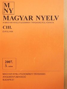 A. Molnár Ferenc - Magyar Nyelv 2007. szeptember [antikvár]