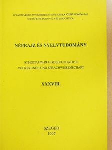Büky László - Néprajz és nyelvtudomány XXXVIII. [antikvár]