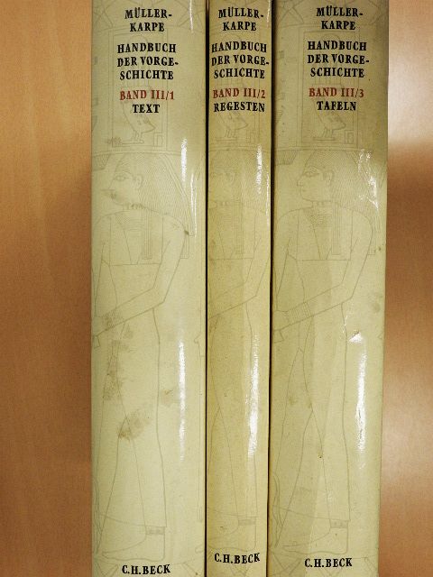 Hermann Müller-Karpe - Handbuch der Vorgeschichte III/1-3. [antikvár]