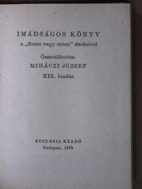 Imádságos könyv [antikvár]