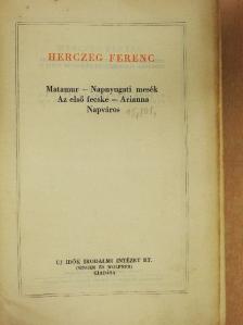 Herczeg Ferenc - Herczeg Ferenc művei VIII. [antikvár]