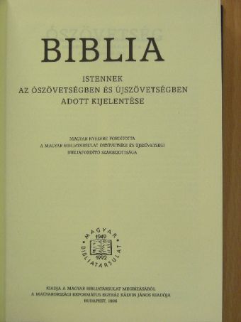 Biblia [antikvár]