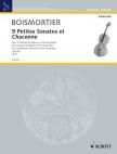 BOISMORTIER - 9 PETITES SONATES ET CHACONNE POUR 2 VIOLONCELLES (BASSONS, VIOLE DA GAMBA) OP.66 (RUF)