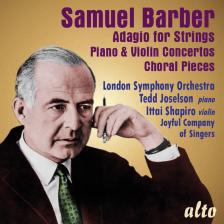 BARBER - ADAGIO FOR STRINGS - PIANO & VIOLIN CONCERTOS - CHORAL PIECES CD