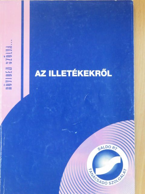 Németh Gabriella - Az illetékekről [antikvár]