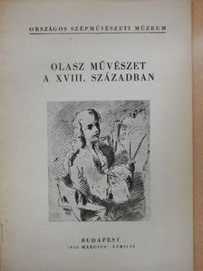 Olasz művészet a XVIII. században [antikvár]
