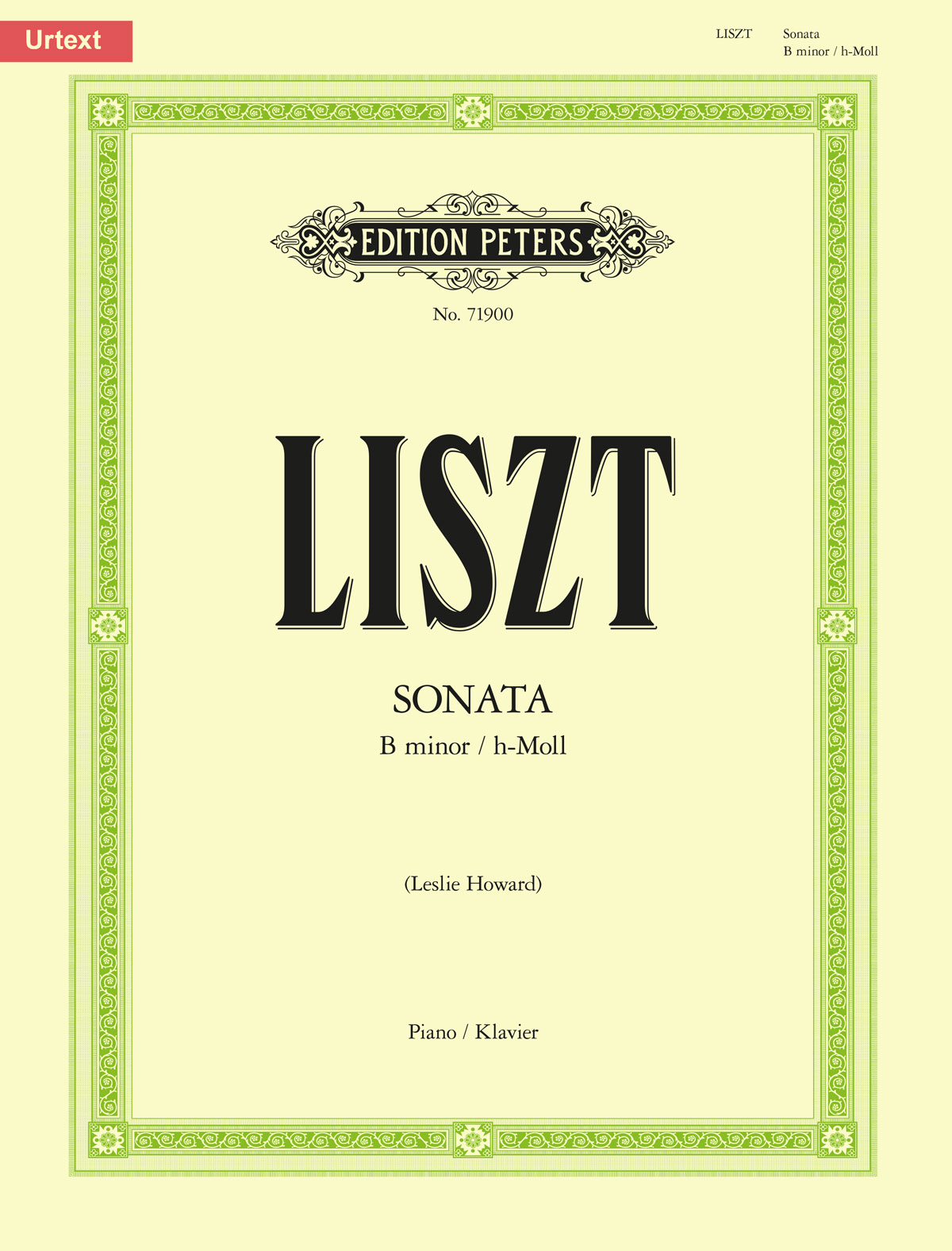 LISZT - SONATA h-MOLL (LESLIE HOWARD)