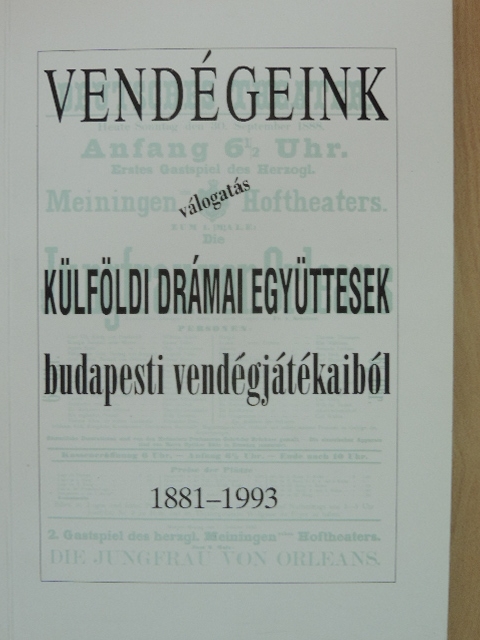 Vendégeink [antikvár]