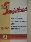 W. A. Karpinskij - Die Gesellschafts-und Saatsordnunk der UdSSR (aláírt példány) [antikvár]