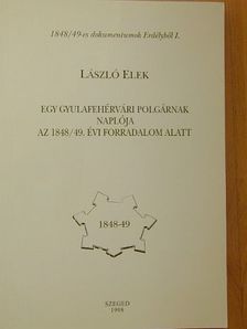 László Elek - Egy gyulafehérvári polgárnak naplója [antikvár]