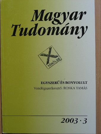 Ádám György - Magyar Tudomány 2003. március [antikvár]
