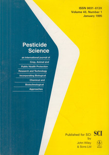 G. T. Brooks, L. G. Copping - Pesticide Science Volume 43, Number 1 January 1995 [antikvár]