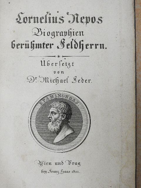 Cornelius Nepos - Biographien berühmter Feldherren (gótbetűs) [antikvár]