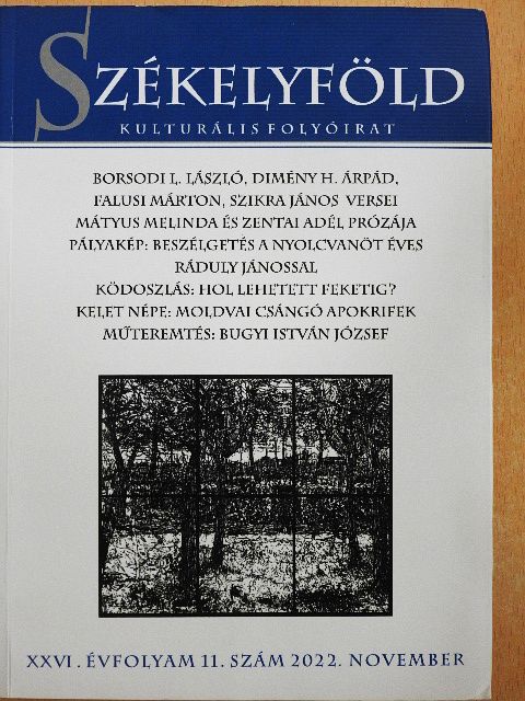 Debreczeny György - Székelyföld 2022. november [antikvár]