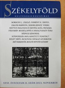 Debreczeny György - Székelyföld 2022. november [antikvár]