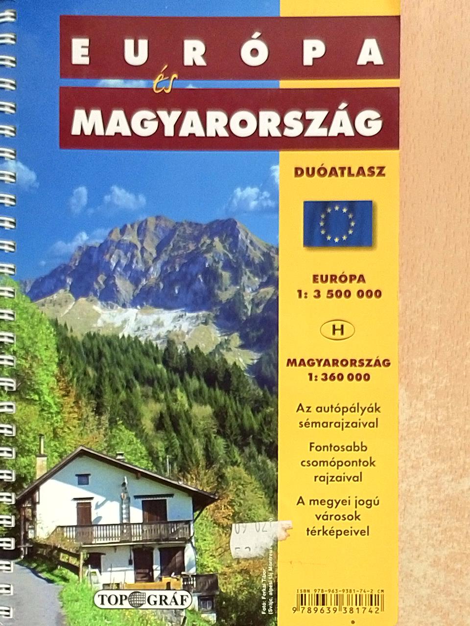 Európa és Magyarország duóatlasz [antikvár]