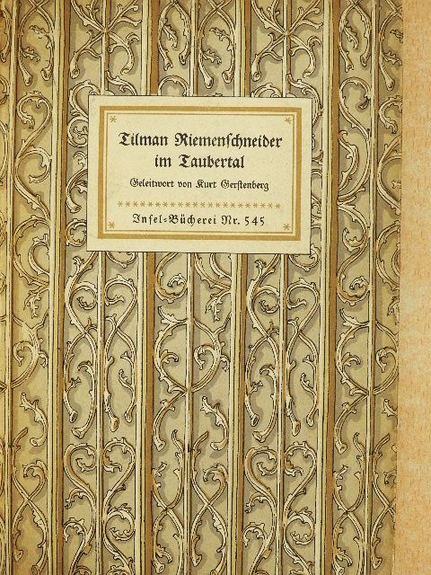 Riemenschneider im Taubertal (gótbetűs) [antikvár]