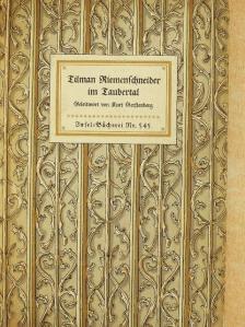 Riemenschneider im Taubertal (gótbetűs) [antikvár]