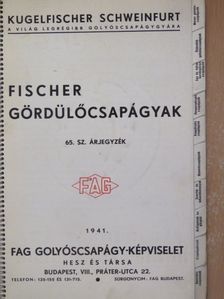 Fischer gördülőcsapágyak [antikvár]